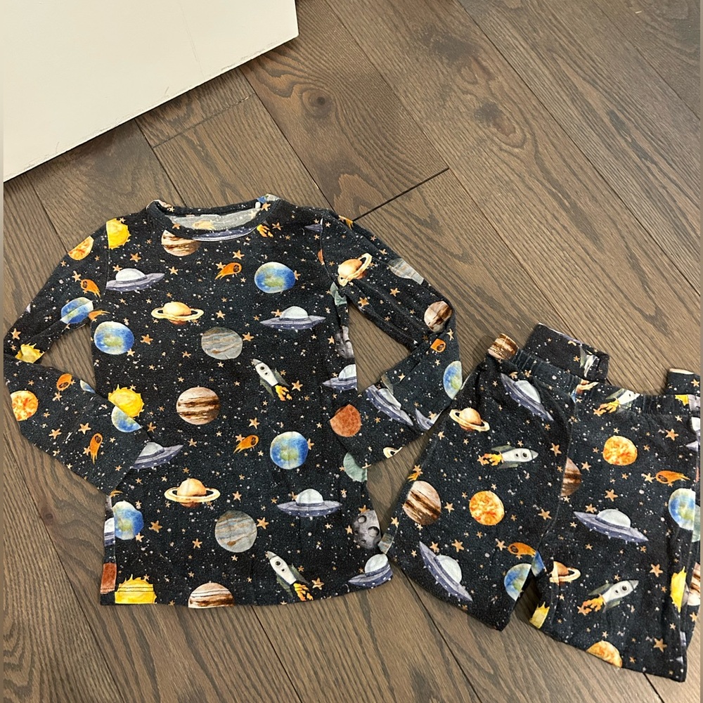 Posh peanut cosmic galaxy pajama set